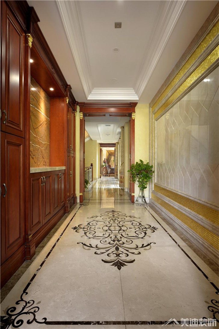 金地三千府别墅装修案例-过道
