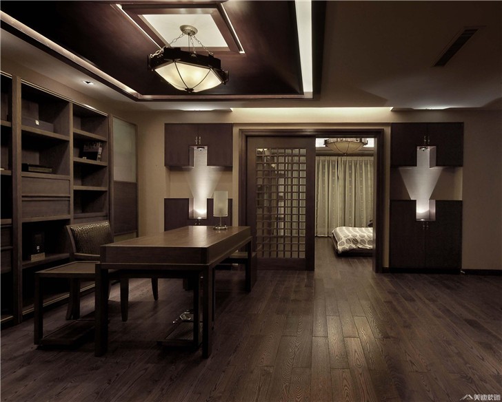 梅溪湖280㎡装修案例-书房