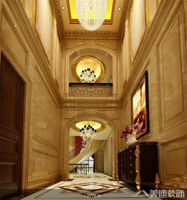 碧桂园600㎡别墅案例-客厅