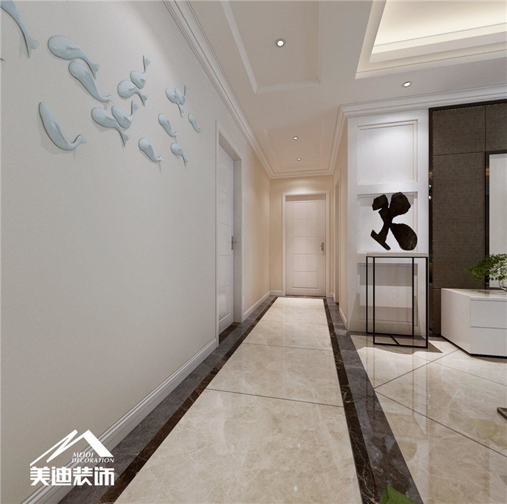 盛隆家园现代风格案例-过道