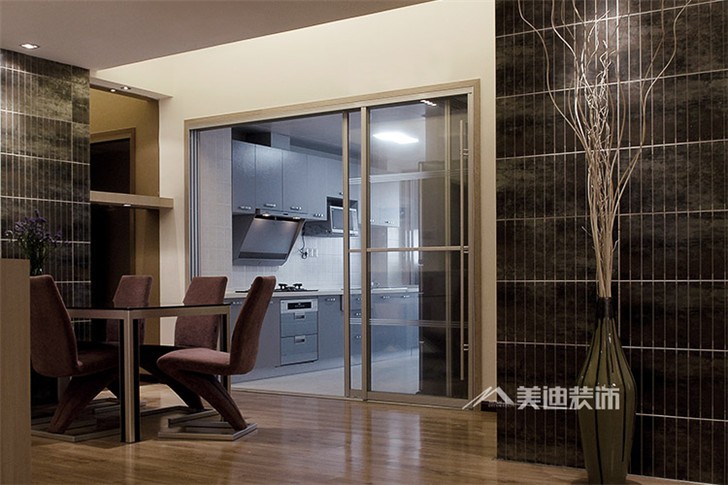 欧洲城三室两厅装修案例-厨房