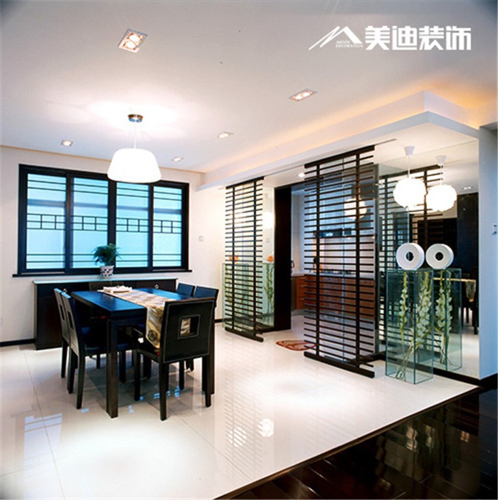 沁园春中式装修案例-餐厅