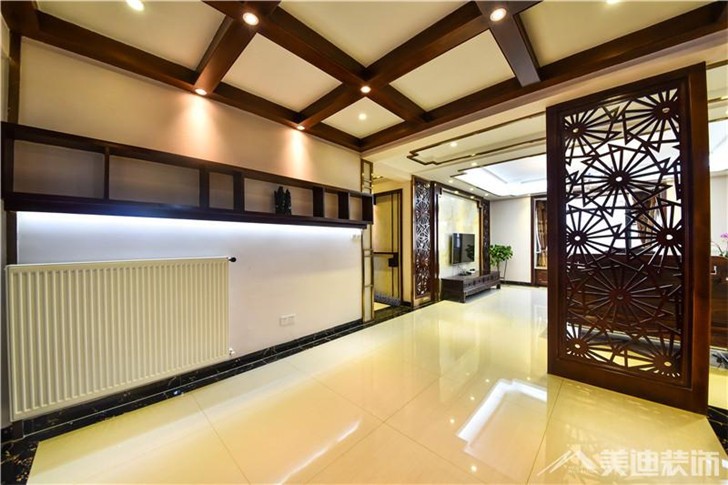 山水熙园中式风装修案例-餐厅