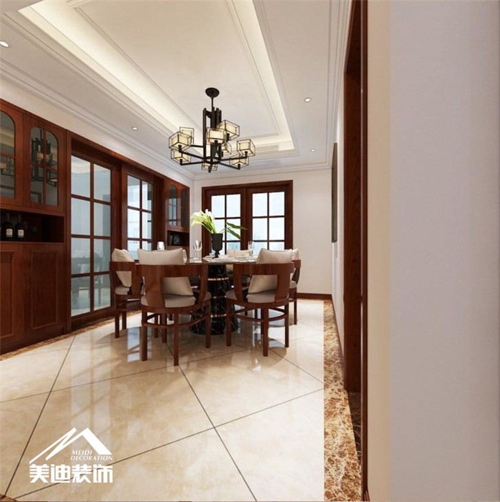 盛隆家园装修案例-餐厅
