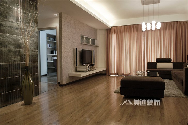 欧洲城三室两厅装修案例-客厅