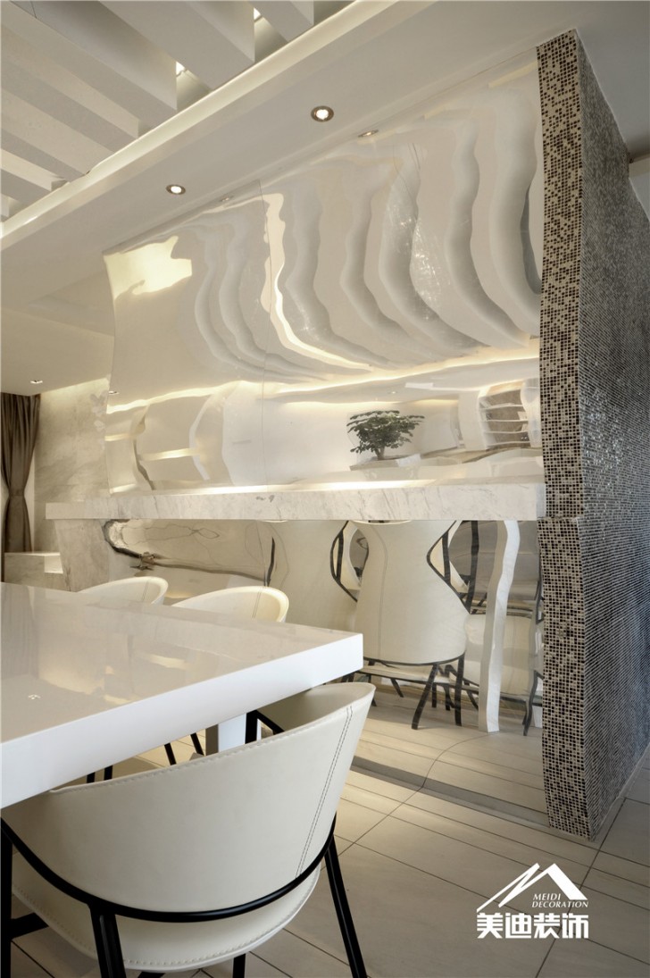 卓越未来海岸样板房-白· 吐息-餐厅