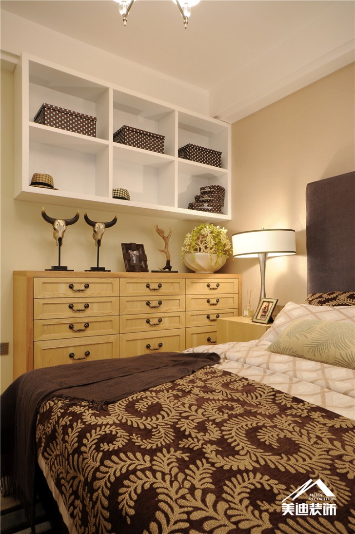 南枫时光样板房-现代风格-卧室