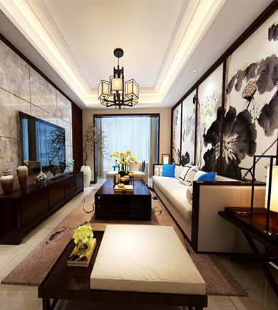 北辰三角洲118平米新中式 ...