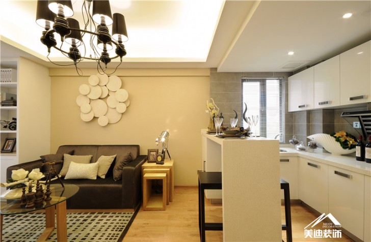 南枫时光样板房-现代风格-客厅