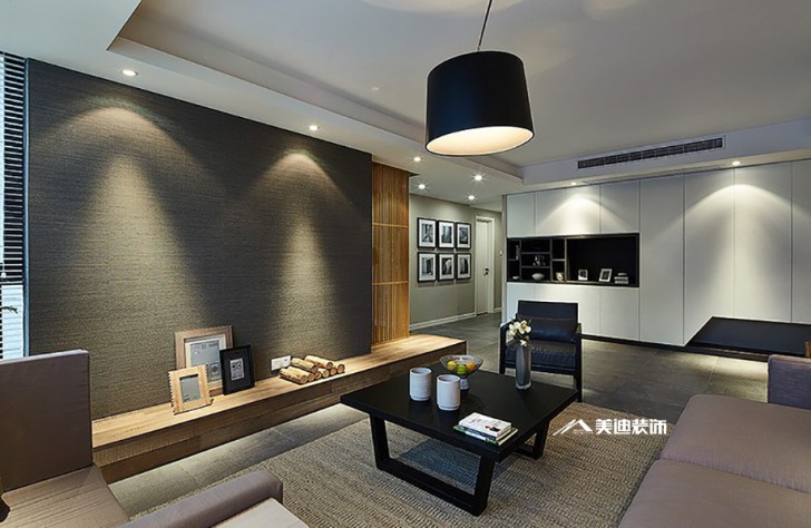 长沙八方小区装修效果图-电视背景墙