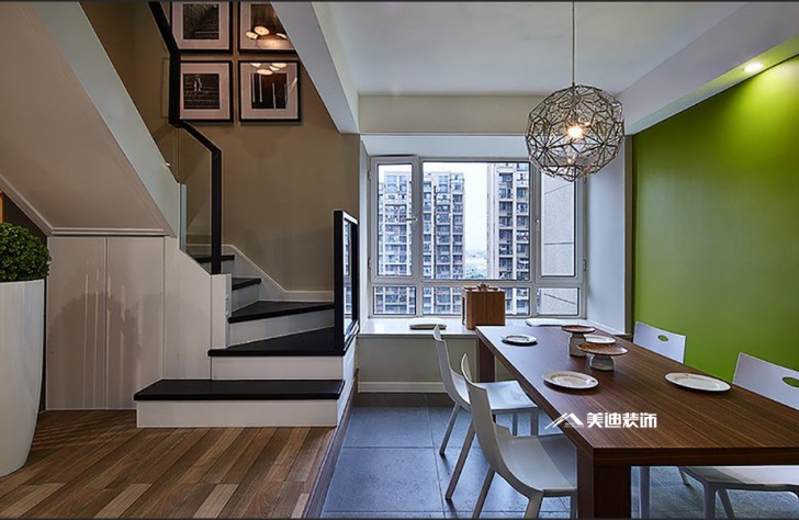 长沙八方小区装修效果图-餐厅