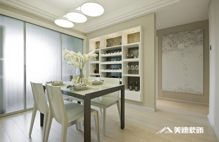 第六都106㎡轻现代风格装修案例