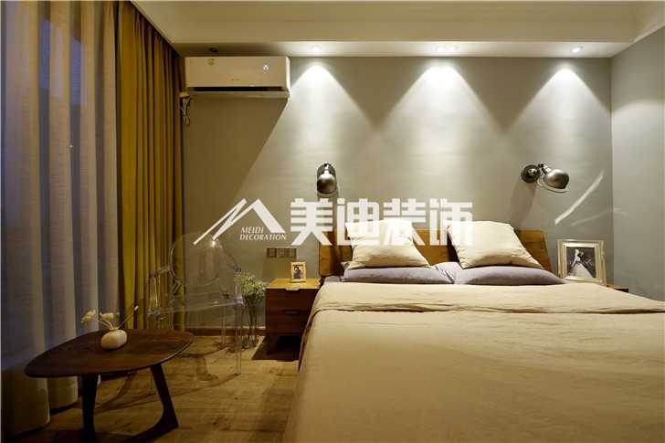 洋湖公馆MUJI生活风85平装例图—卧室