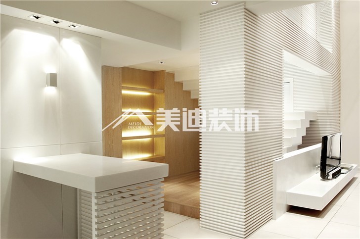 融科东南海现代简约风装修案例图—吧台