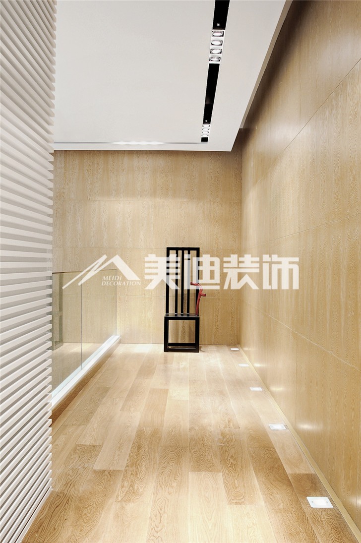 融科东南海现代简约风装修案例图—过道