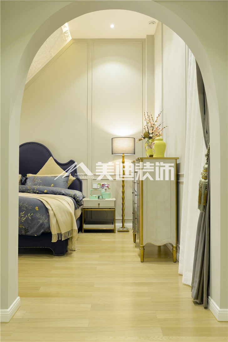 世贸铂翠湾清新北欧风装修案例图—玄关