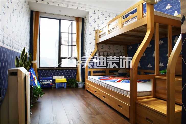 香樟公馆美式风装修案例图—儿童房