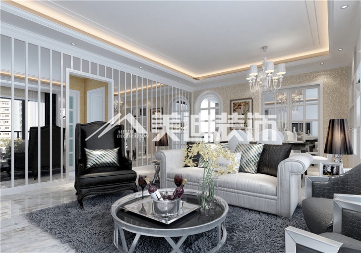 通用时代新古典风装修案例图—客厅