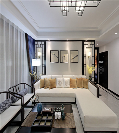 220平优雅新中式风720度全 ...