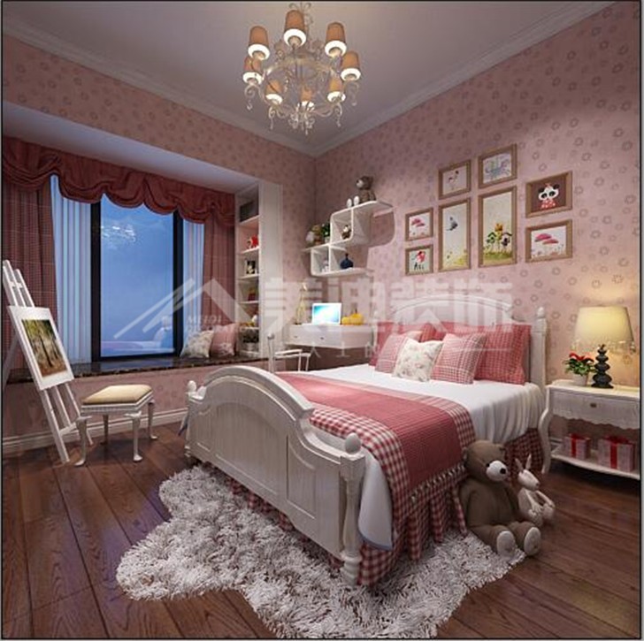 荣悦台新奢古典风装修案例图—卧室