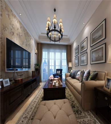 清江雅苑97平美式风720度 ...