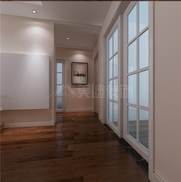 宜家湘颂104平现代简约风装修案例图—客厅