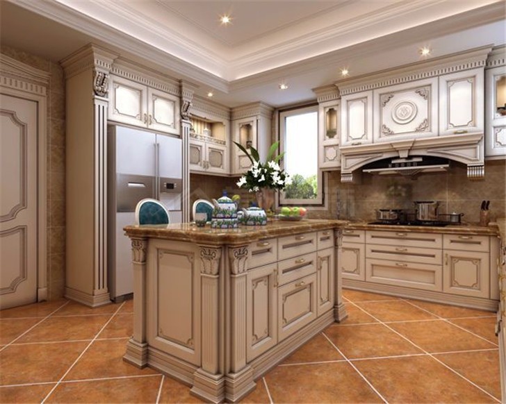 碧桂园800平美式风装修案例图—厨房