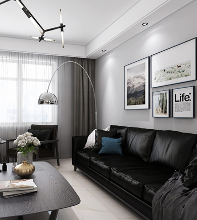 美迪装饰150平现代风格720 ...