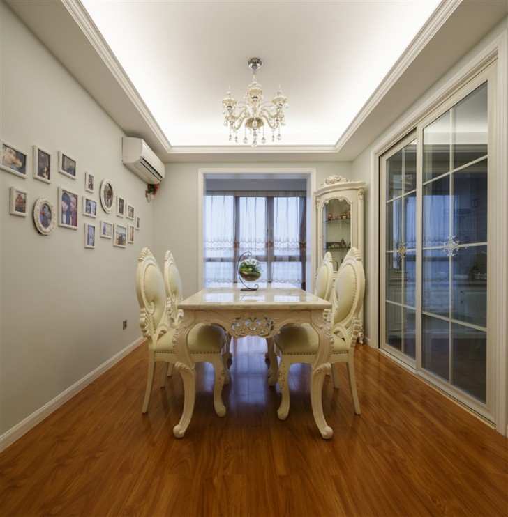 江南世家130平简欧风格-餐厅