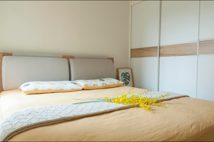 江南世界132㎡现代简约实拍-卧室