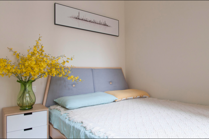 江南世界132㎡现代简约实拍-卧室