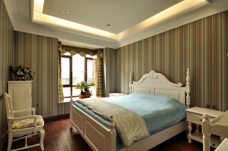 380㎡别墅乡村美式实拍-卧室