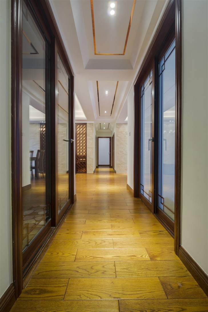 志诚新世界简中138平案例-过道