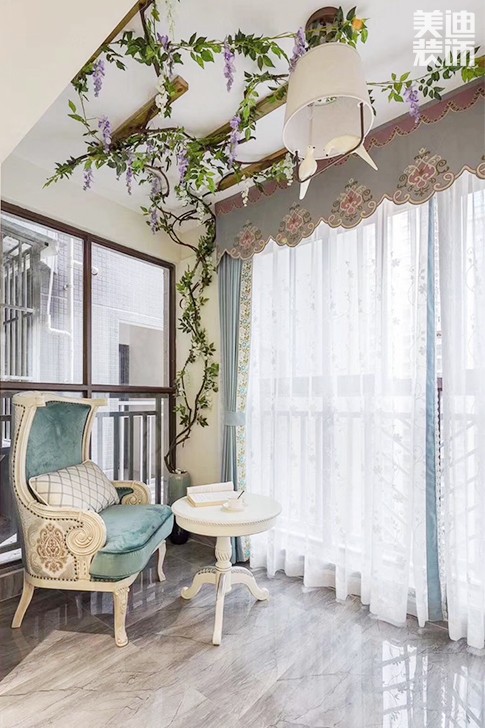 江南世界156㎡欧式案例实拍-阳台