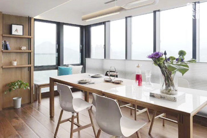 盛世豪园122㎡现代简约案例实拍-餐厅