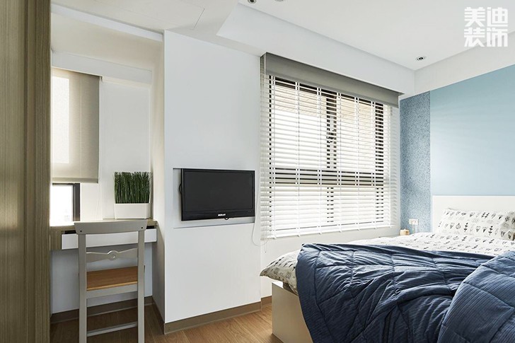 辰河世家110㎡北欧风格-卧室
