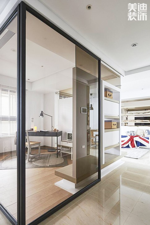 辰河世家110㎡北欧风格-书房