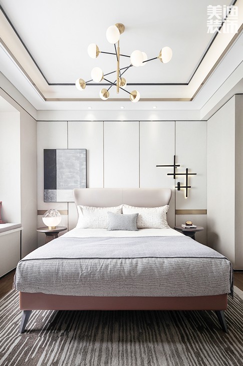 360㎡别墅现代简约效果图-卧室