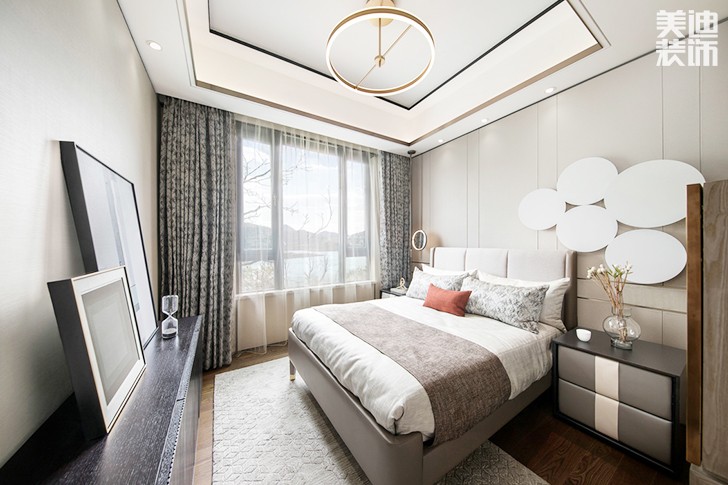 360㎡别墅现代简约效果图-卧室