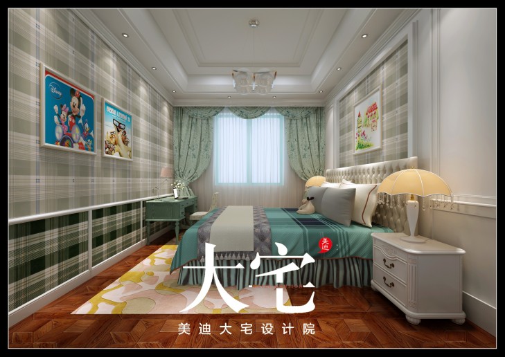 400平米简欧效果图--卧室