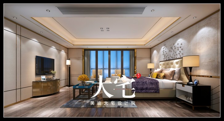 岳阳碧桂园300平米欧式风格装修效果图--卧室