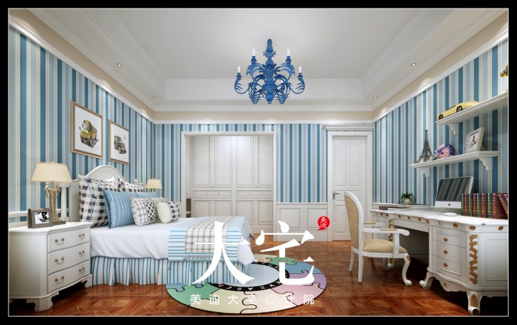 400平米简欧效果图--儿童房