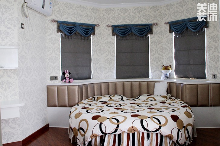 碧桂园现代欧式装修风格效果图--卧室