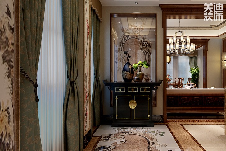 碧桂园240㎡新中式装修效果图--细节