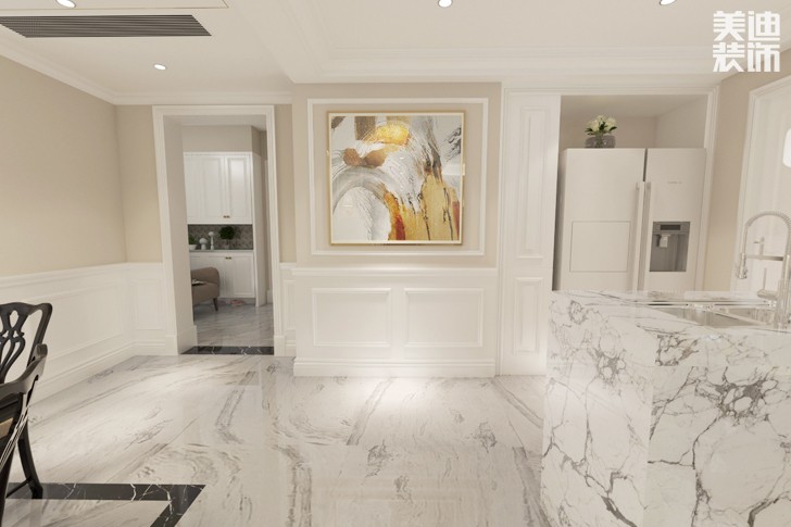 八方小区160平米现代美式轻奢风格案例图--其他