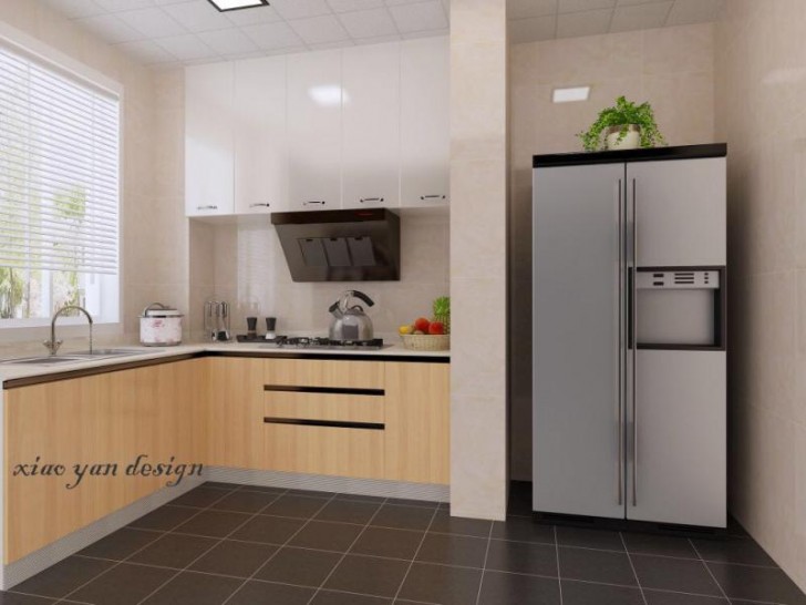 武广国际学苑118平现代风效果图-厨房