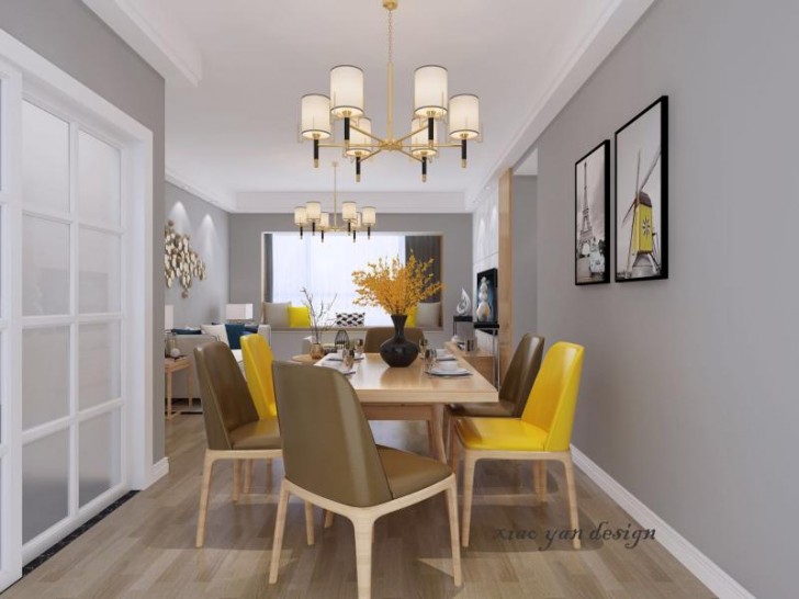 武广国际学苑118平现代风效果图-餐厅