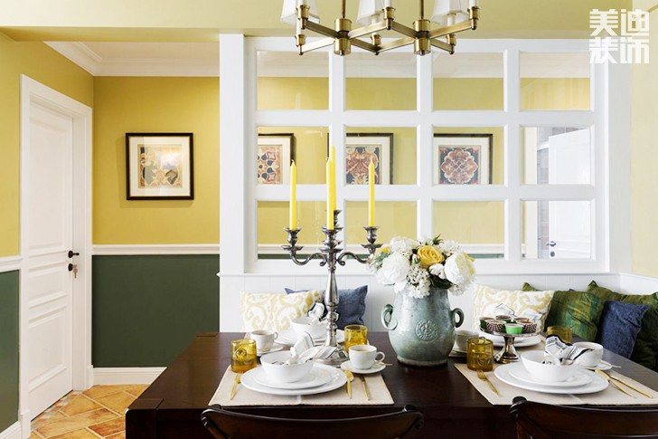 碧桂园北欧风装修案例图--餐厅