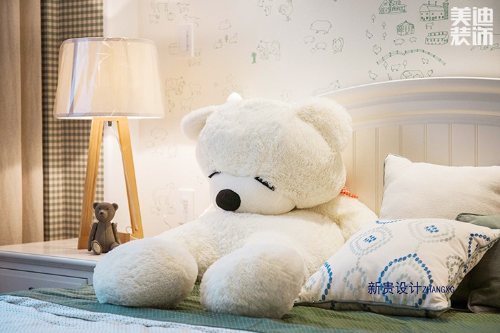 格林春天150平米轻奢法式风格实景图--卧室