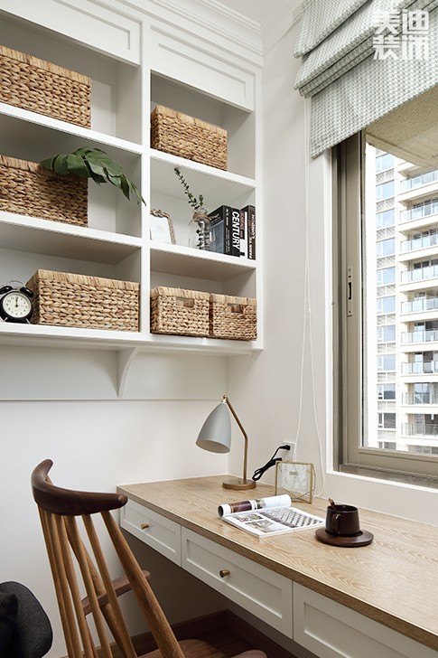 爱琴湾148平米北欧风格实景图--书房